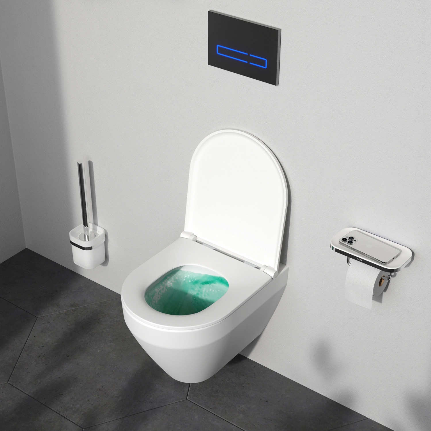 CSB1900SC Spirit V2.0 Aquaspin підвісний унітаз з сидінням мікроліфт (1 сорт)