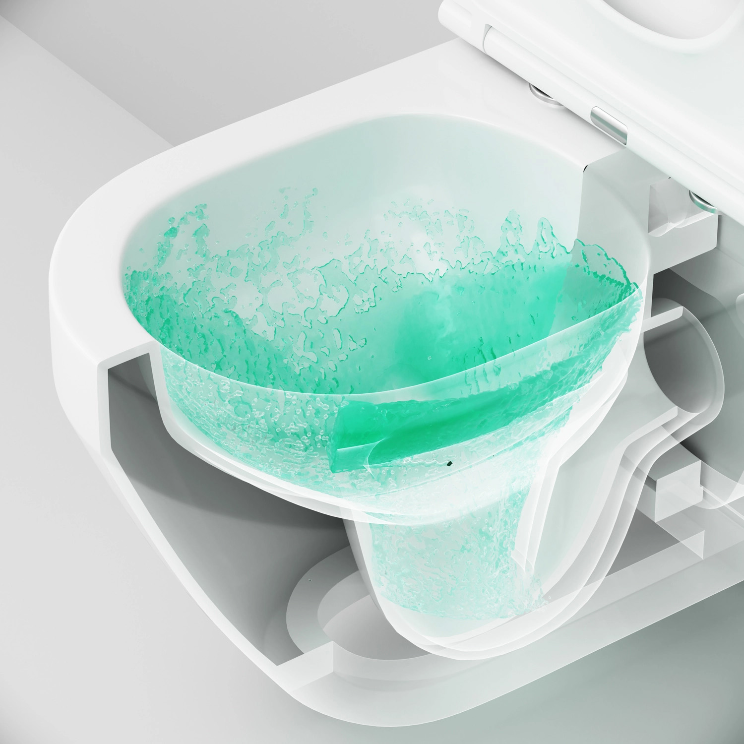 CSB1900SC Spirit V2.0 Aquaspin підвісний унітаз з сидінням мікроліфт (1 сорт)