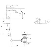Змішувач для біде Villeroy&Boch Subway 3.0 TVB11200100061 хром, фото №3
