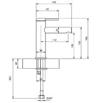 Змішувач для раковини Villeroy&Boch Loop&Friends TVW10610315364 Brushed Nickel Matt, фото №3