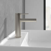 Змішувач для раковини Villeroy&Boch Loop&Friends TVW10610315364 Brushed Nickel Matt, фото №4