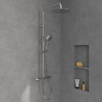 Душевая система с термостатом Villeroy & Boch Verve Showers TVS10900500061 / TVS109005UK061 хром, фото №1