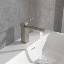 Змішувач для раковини Villeroy&Boch Subway 3.0 TVW11200300064 нікель матовий, фото №4