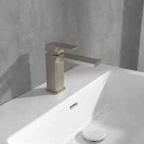 Змішувач для раковини Villeroy&Boch Subway 3.0 TVW11200300064 нікель матовий, фото №1