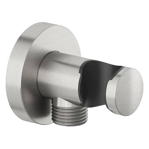 Шлангове підключення Kludi A-QA 60547N5-00 з тримачем для душу, brushed nickel, фото 2