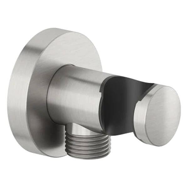 Шлангове підключення Kludi A-QA 60547N5-00 з тримачем для душу, brushed nickel, фото 2