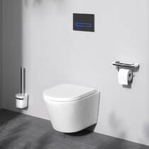 Унітаз підвісний AM PM Flash Aquaspin CNA1901SC з сидінням Soft Close, фото №1