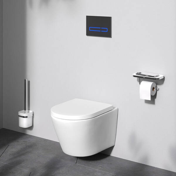 Унитаз подвесной AM PM Flash Aquaspin CNA1901SC с сиденьем Soft