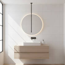 Наружная часть для потолочного смесителя Gessi 316 54426-707 черный металл матовый, фото №1