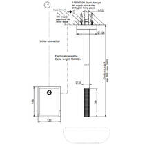 Наружная часть для потолочного смесителя Gessi 316 54426-707 черный металл матовый, фото №3