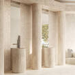 Керамограніт Emil Ceramica Dual Travertine Enns Dt.Pa White 10x10 см, фото 3