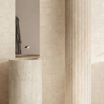 Керамограніт Emil Ceramica Dual Travertine Enns Dt.Pa White 10x10 см, фото №1