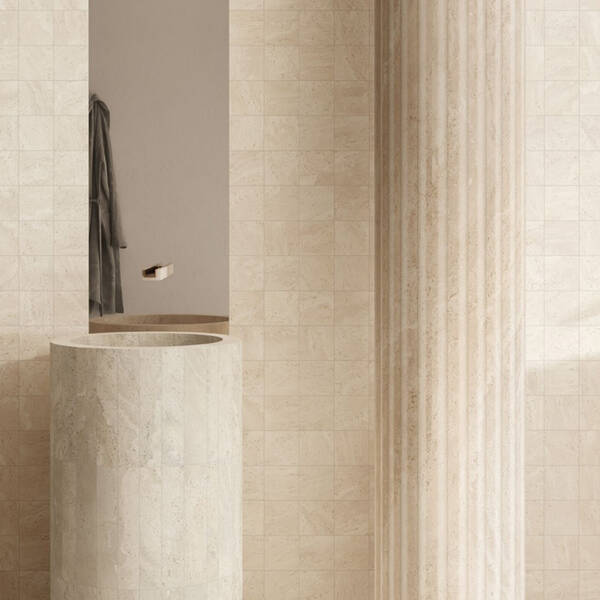 Керамограніт Emil Ceramica Dual Travertine Enns Dt.Pa White 10x10 см