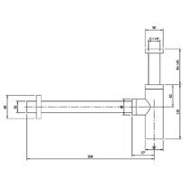 Сифон для раковины колбовый Villeroy&Boch TVC00000400061 хром, фото №3