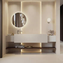 Керамограніт Porcelanosa Marmol Crema Bone L 100381155 120х120 см, фото №1