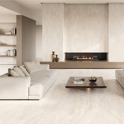 Керамограніт Emil Ceramica Dual Travertine Enpw Poro Apperto White 60х120 см, фото 4