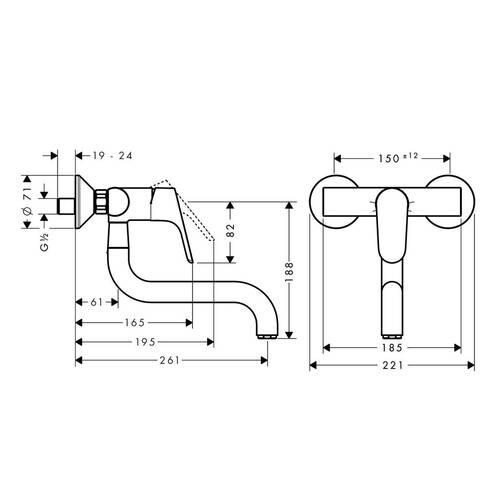 Смеситель для кухни Hansgrohe Focus 31825000, фото 2