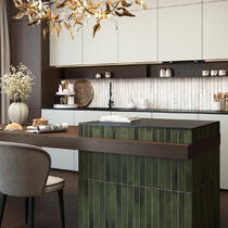 Керамограніт Almera Ceramica (Spain) Mixtik Green 4.8х44.5 см, фото №3