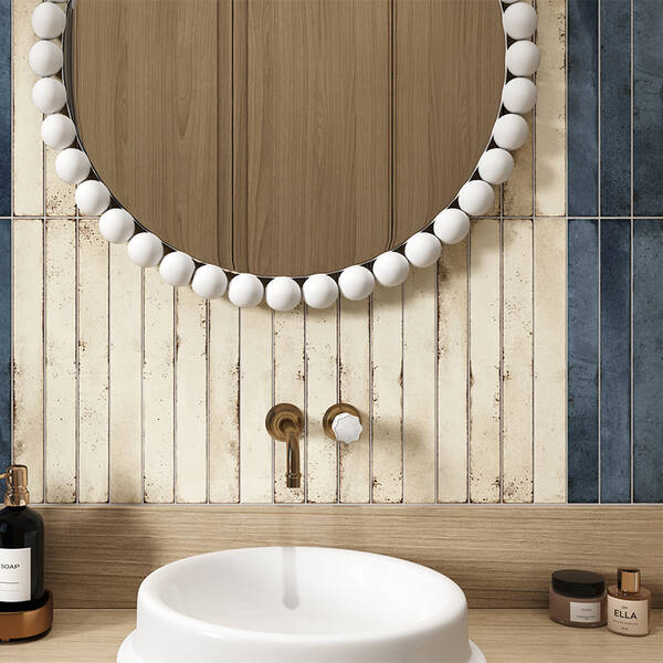 Керамограніт Almera Ceramica (Spain) Mixtik Blue 4.8х44.5 см, фото 4