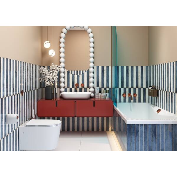 Керамограніт Almera Ceramica (Spain) Mixtik Blue 4.8х44.5 см, фото 1
