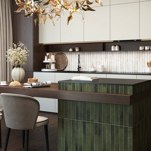 Керамогранит Almera Ceramica (Spain) Croma Green4.8х44.5 см