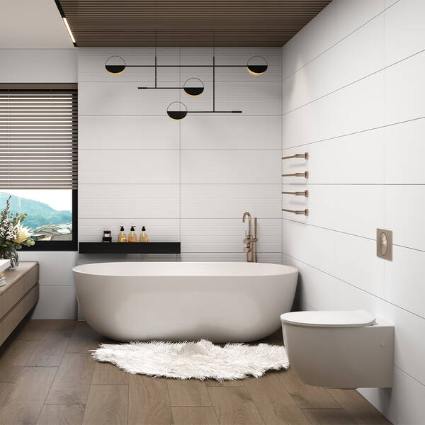 Личкувальна плитка CK9108 NONA BLANCO 30х90 см, фото 4