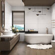 Личкувальна плитка Ceramica Deseo CK9108Q NONA BLANCO DECOR  30x90 см, фото 5