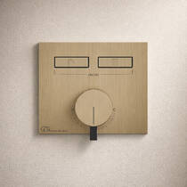 Смеситель скрытого монтажа Gessi Hi-Fi 63079-726 теплая бронза (наружная часть), фото №1