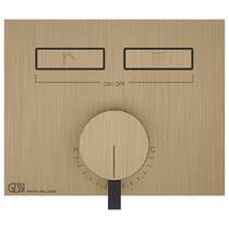 Смеситель скрытого монтажа Gessi Hi-Fi 63079-726 теплая бронза (наружная часть), фото №2