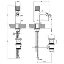 Смеситель для биде Gessi Intreccio 70107-726 теплая бронза, фото №3
