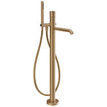 Смеситель для ванны Gessi Intreccio 70128-726 напольный, теплая бронза, фото №1