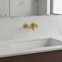 Смеситель скрытого монтажа для раковины Gessi Habito 70188-726 теплая бронза матовый, фото №1