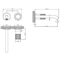 Смеситель скрытого монтажа для раковины Gessi Habito 70188-726 теплая бронза матовый, фото №3