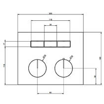 Смеситель скрытого монтажа Gessi Hi-Fi 63006-726 с термостатом, теплая бронза матовый, фото №3