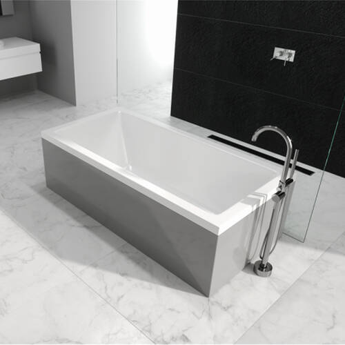 Ванна акрилова Radaway Mirella WA1-48-120x070S  120x70 см з ніжками та сифоном, фото 1
