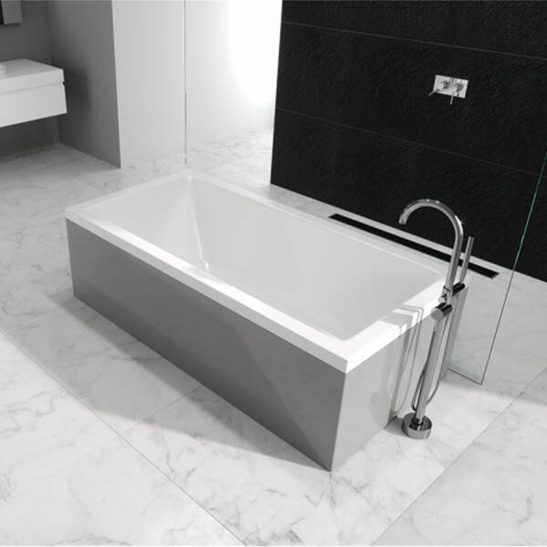 Ванна акрилова Radaway Mirella WA1-48-120x070S  120x70 см з ніжками та сифоном, фото 1