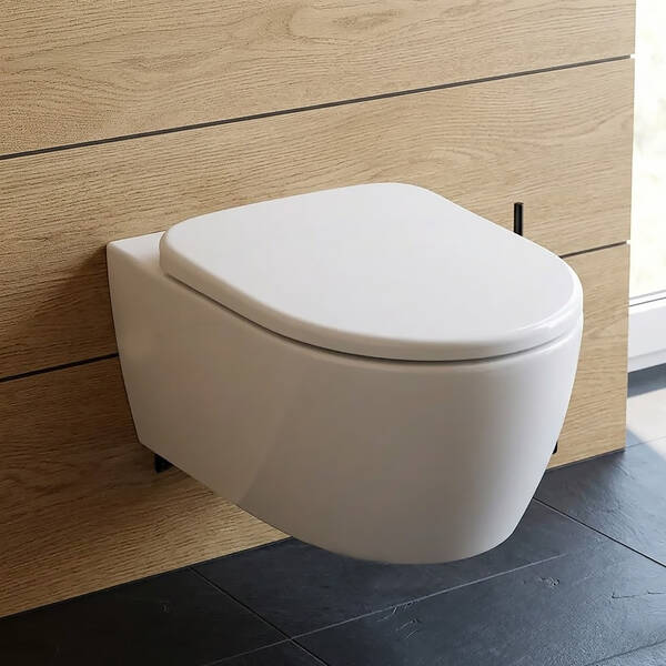 Унітаз підвісний Geberit Smyle Round 503.226.01.1  із кришкою Soft Close, QuickRelease, фото 4