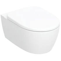 Унітаз підвісний Geberit Smyle Round 503.226.01.1  із кришкою Soft Close, QuickRelease, фото №2