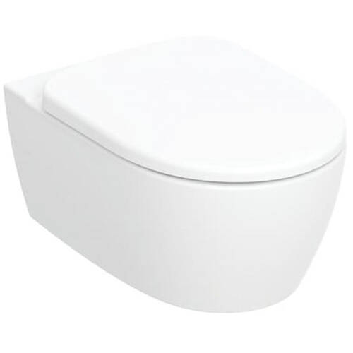 Унітаз підвісний Geberit Smyle Round 503.226.01.1  із кришкою Soft Close, QuickRelease, фото 2