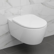 Унітаз підвісний Geberit Smyle Round 503.226.01.1  із кришкою Soft Close, QuickRelease
