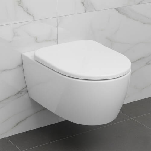 Унітаз підвісний Geberit Smyle Round 503.226.01.1  із кришкою Soft Close, QuickRelease, фото 1