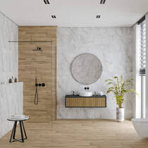Плитка Golden Tile Florentine Marble світло-сірий FMG051 30х60 см, фото №5