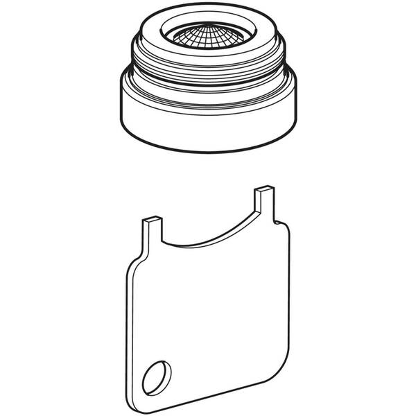 Аэратор Geberit 243.626.21.1 для смесителей для умывальников типов 6x, 8x и 18x, фото 2