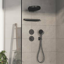 Смеситель скрытого монтажа для душа Hansgrohe ShowerSelect Comfort S 15558340 черный матовый хром, фото №4