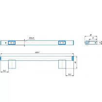 Рушникосушарка електрична Маріо Нота-І 30х630/85 20 Вт золото сатин, фото №4