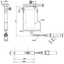 Система прихованого монтажу для ручного душу Gessi 54592-239 сатин, фото №2