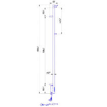 Рушникосушарка електрична Маріо Рей-I TR 1500х30/130 35 Вт чорний матовий, фото №3