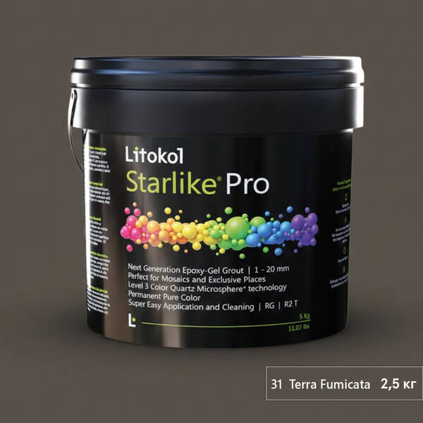Клей-зат Starlike Pro 31 Terra Fumicata 2.5кг