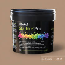 Заповнювач для швів Litokol Starlike Pro 35 Arenaria 2.5кг, фото №1