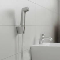Гігієнічний душ Hansgrohe Bidette S 29238000 з тримачем, хром, фото №1